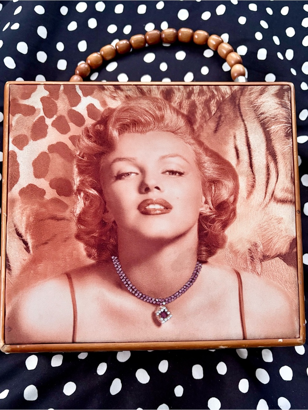 Marilyn Monroe Vintage  "Cigar Box" Handbag